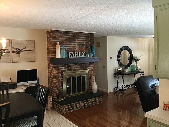 Fireplace in living room