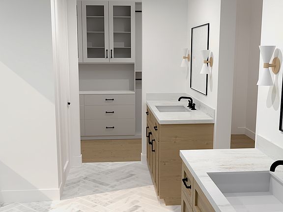 Rendered Primary Bathroom