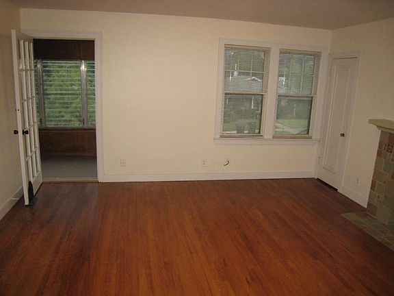 living room/storage closet on right