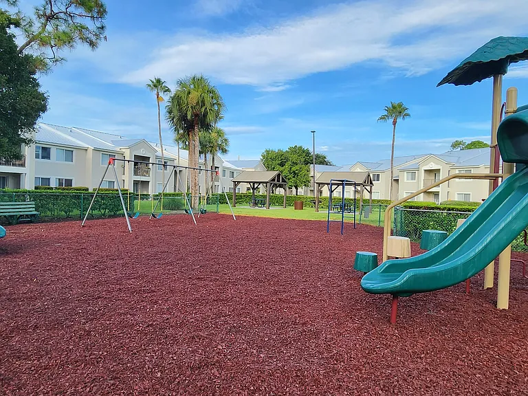 We love our little residents! Let your kids run free and have a blast at our community playground.