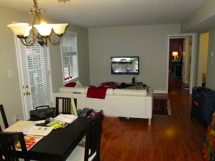 Dining and living room