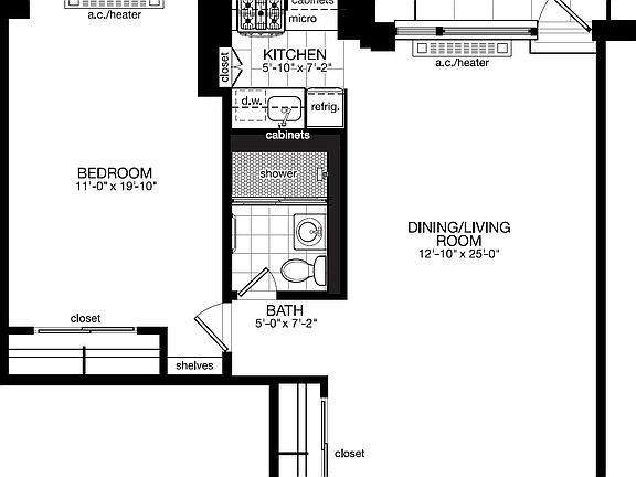 2nd image of 330 W 58th St APT 16D