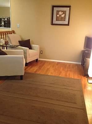 Family room with fireplace