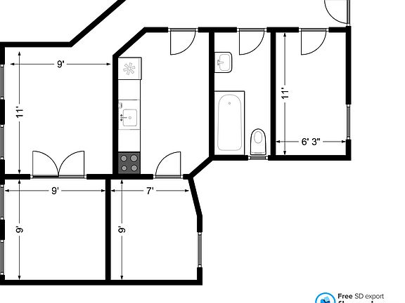 2nd image of 202 E 6th St APT 15