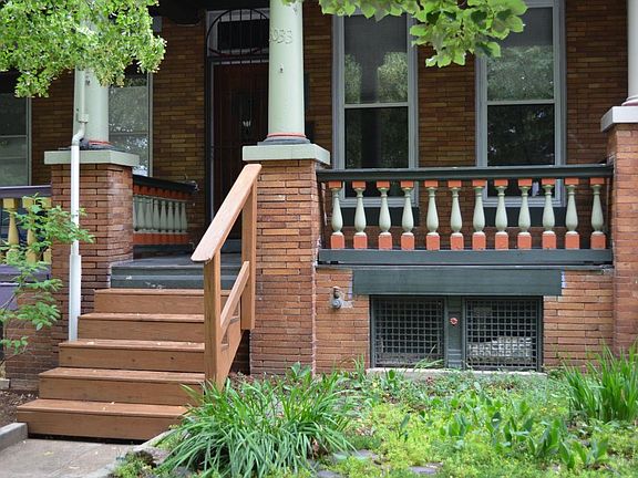 Porch and front yard
