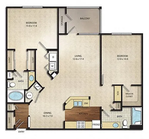 Floor plan Glencrest