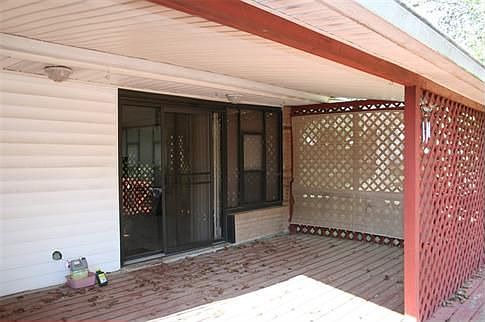 Covered Part of the back Deck