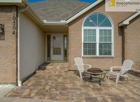 Enjoy your time on your front patio, with a beautiful tile finis