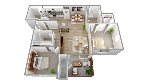 Floor plan 2X2