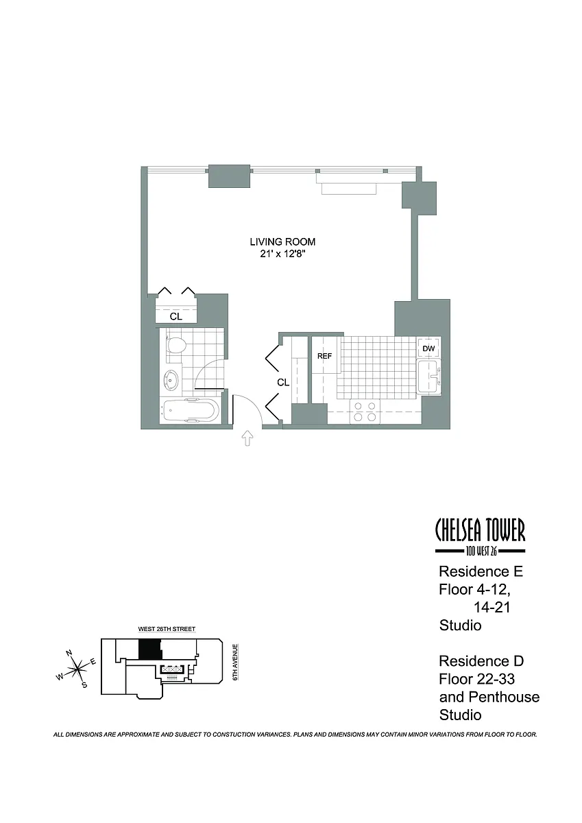 Photo 2 of 10 - 100 W 26th St #26D - Manhattan, NY Building Photo - 100 W 26th St #26D