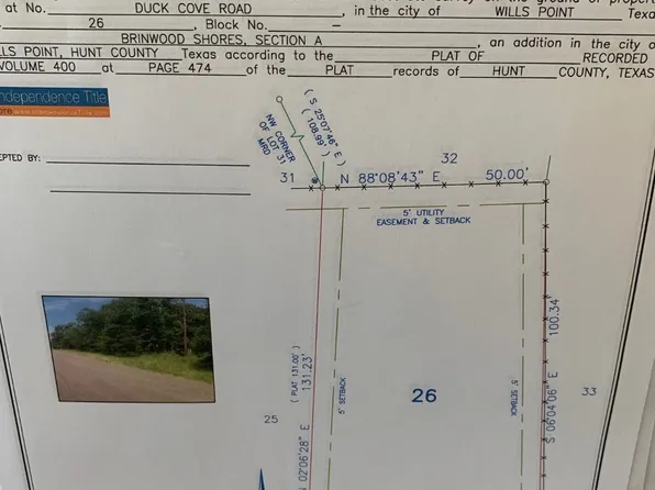 LOT 26 County Road 3706, Wills Pt, TX 75169