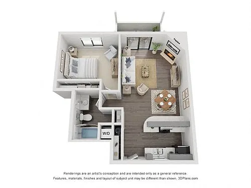 Floor plan 1X1