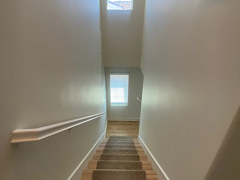 Stairs to second and third floor