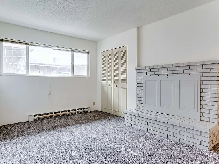 Unit #9 - living room fireplace