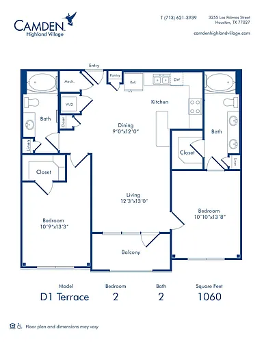 Floor plan D1 Terrace