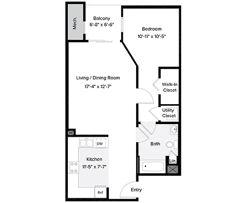 Floor plan 605