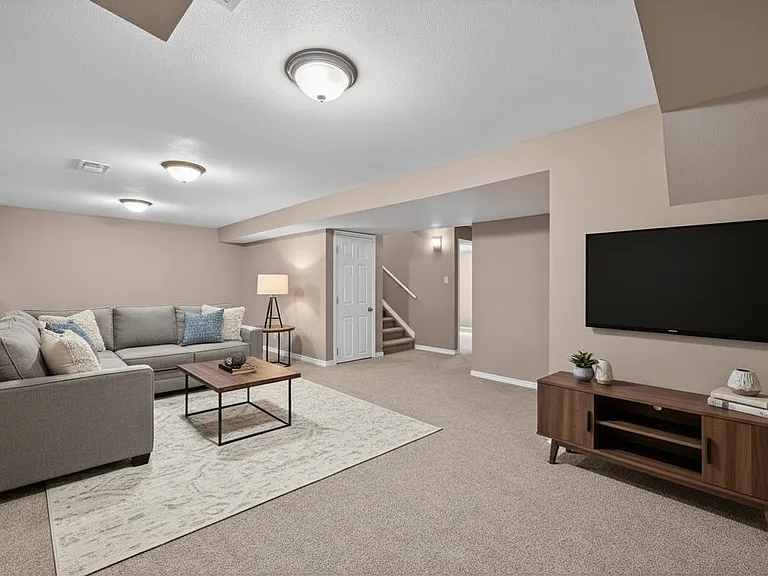Basement family room