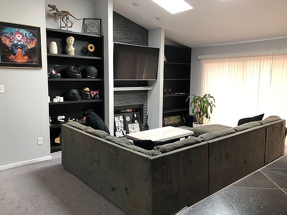 Living Area with Fireplace