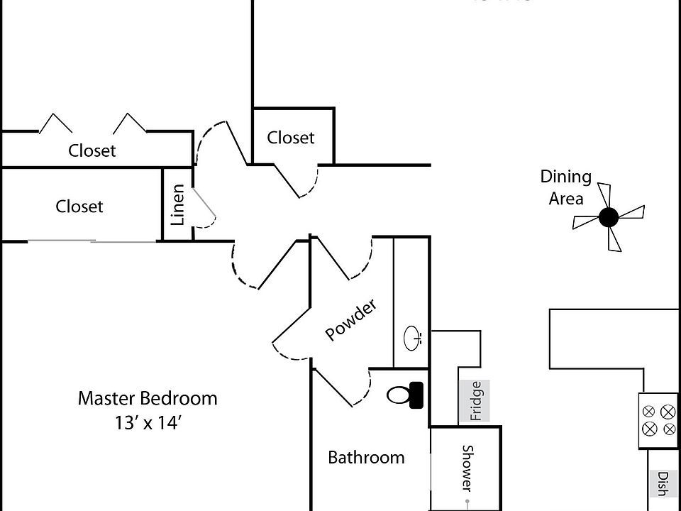 Floor Plan - 2 Bedroom Apartment