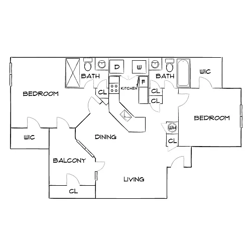 Floor plan Design 2C Premier