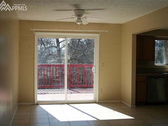 kitchen flows nicely to dining area with walkout to huge deck!