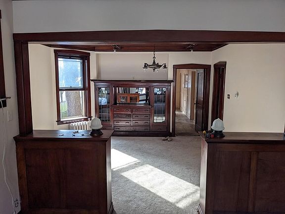 Separate Dining Room with Original Hardwood Built-Ins