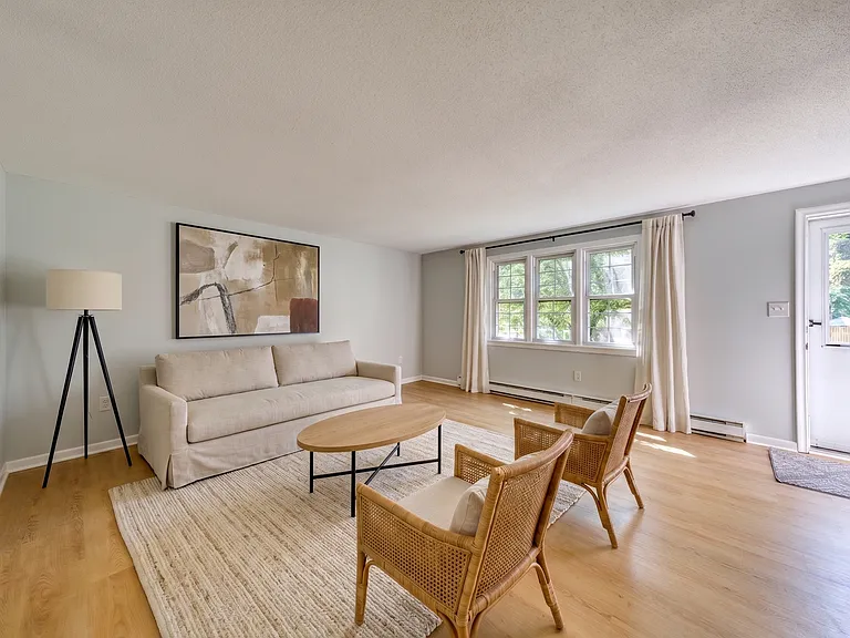 living room- virtually staged