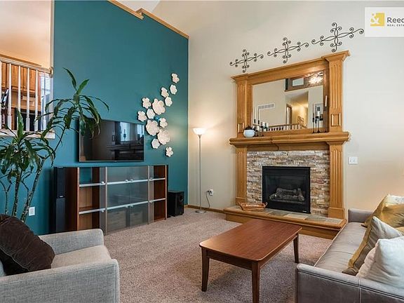 Great room with fireplace