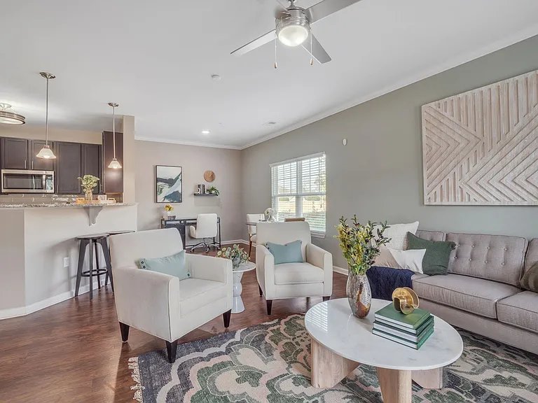 Living Room and Dining Area