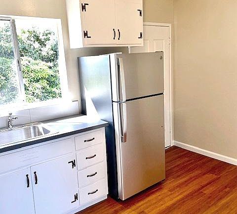 Back door to steps down to back yard and laundry room