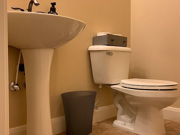Half bath on first floor