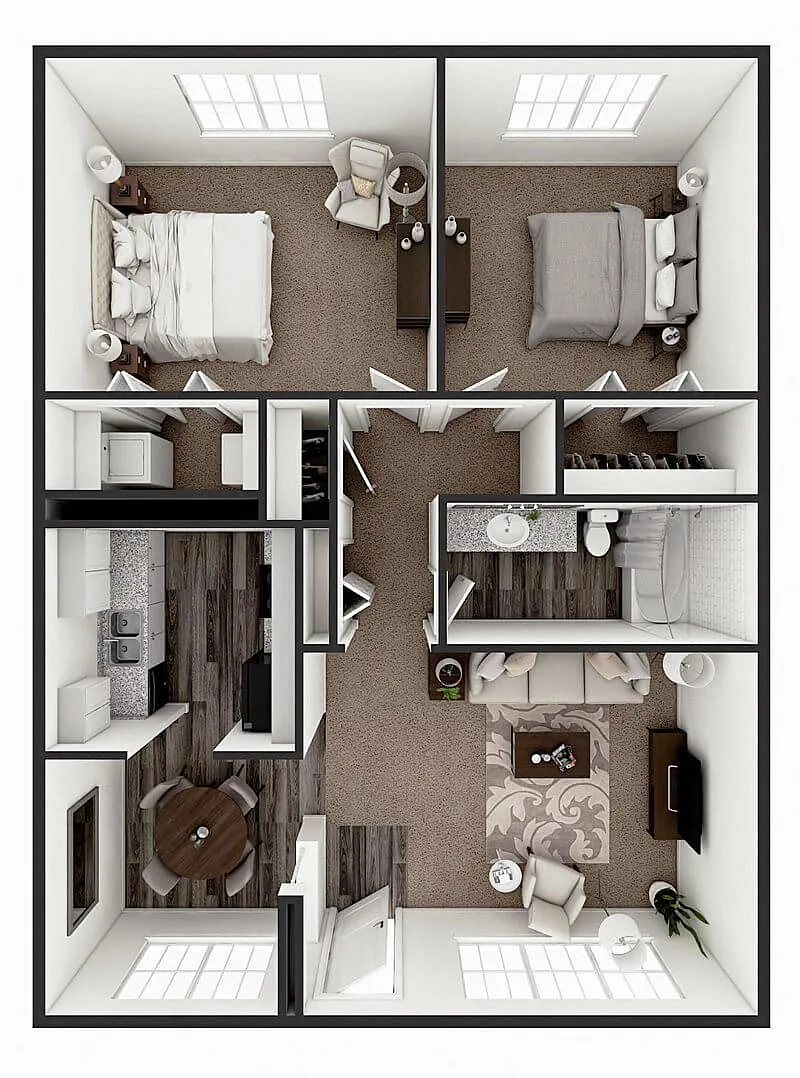Floor plan The Bedford