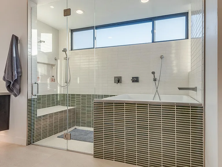 Master Bathroom Ensuite with custom soaking tub