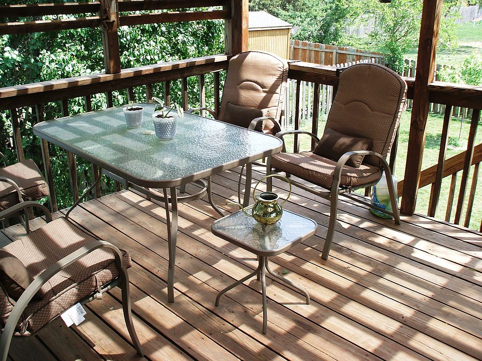 View of the raised deck