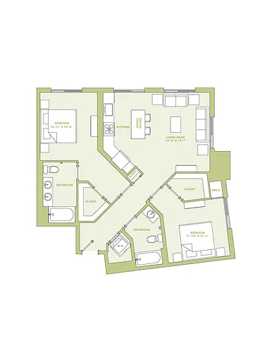 Floor plan B6