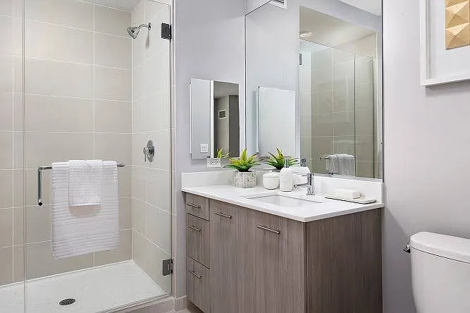 Model bathroom