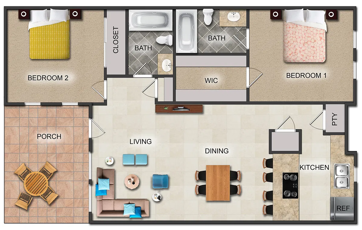 Floor plan B2