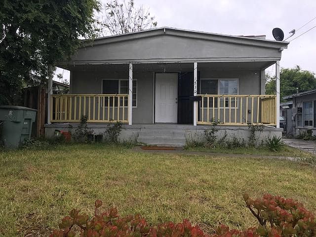 front of the house
