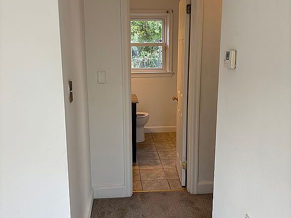 Hallway bathroom
