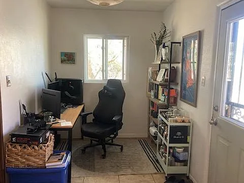 work space with furniture