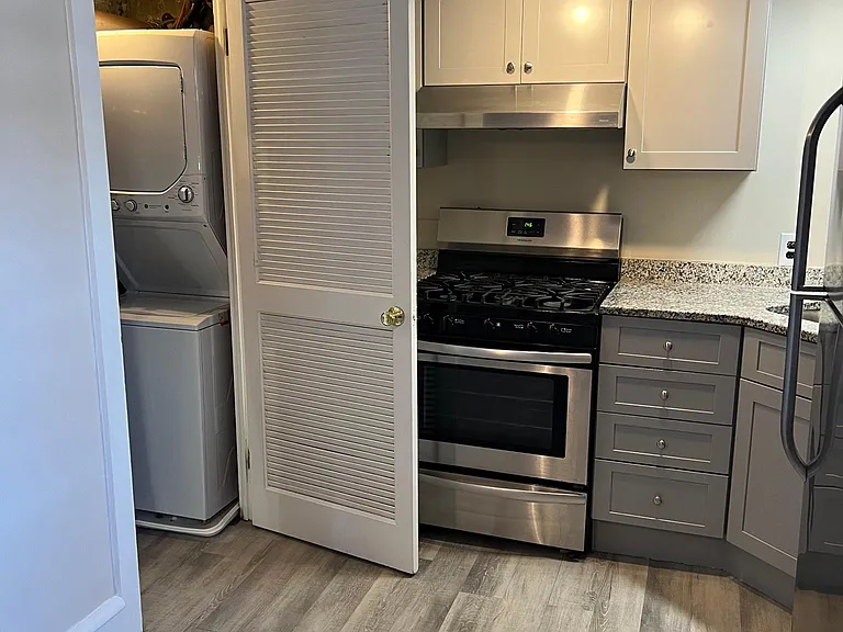 Washer and Dryer located just off kitchen