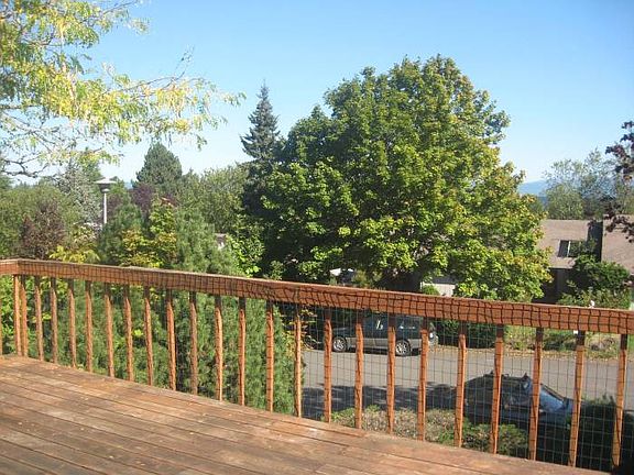 Wood Deck faces East