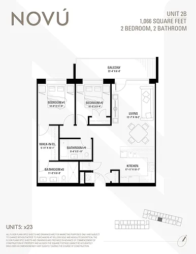 Floor plan 2B