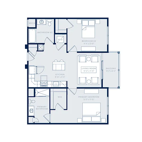 Floor plan B2A