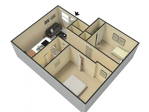 Floor plan 2BR