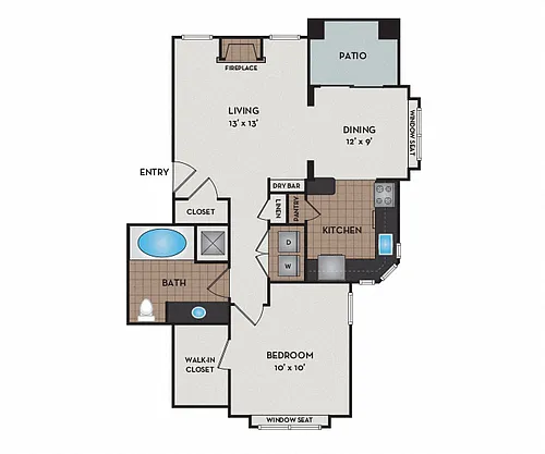 Floor plan Caramel