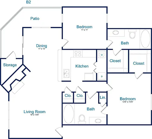 Floor plan B2