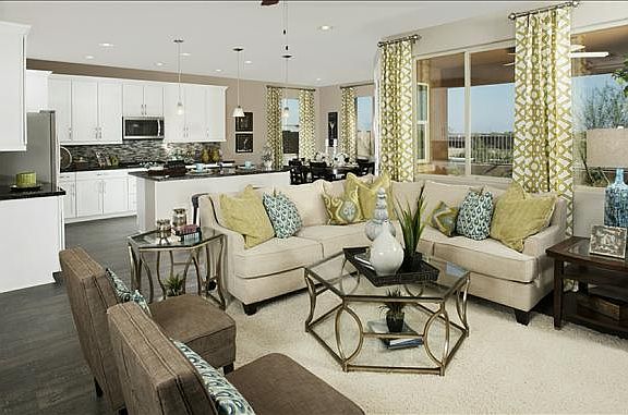 Rockwell Family Room and Kitchen