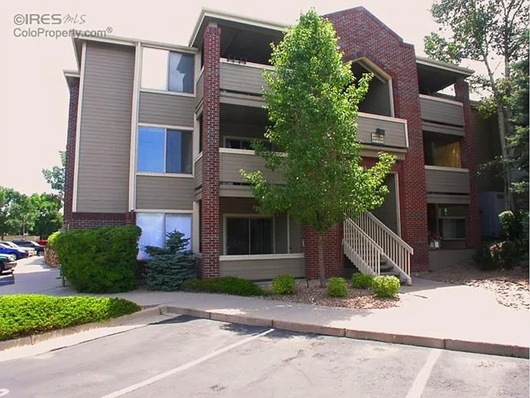 Exterior. Unit is second floor on the left