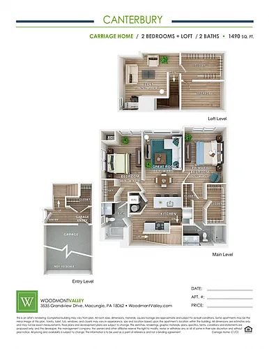 Floor plan Canterbury